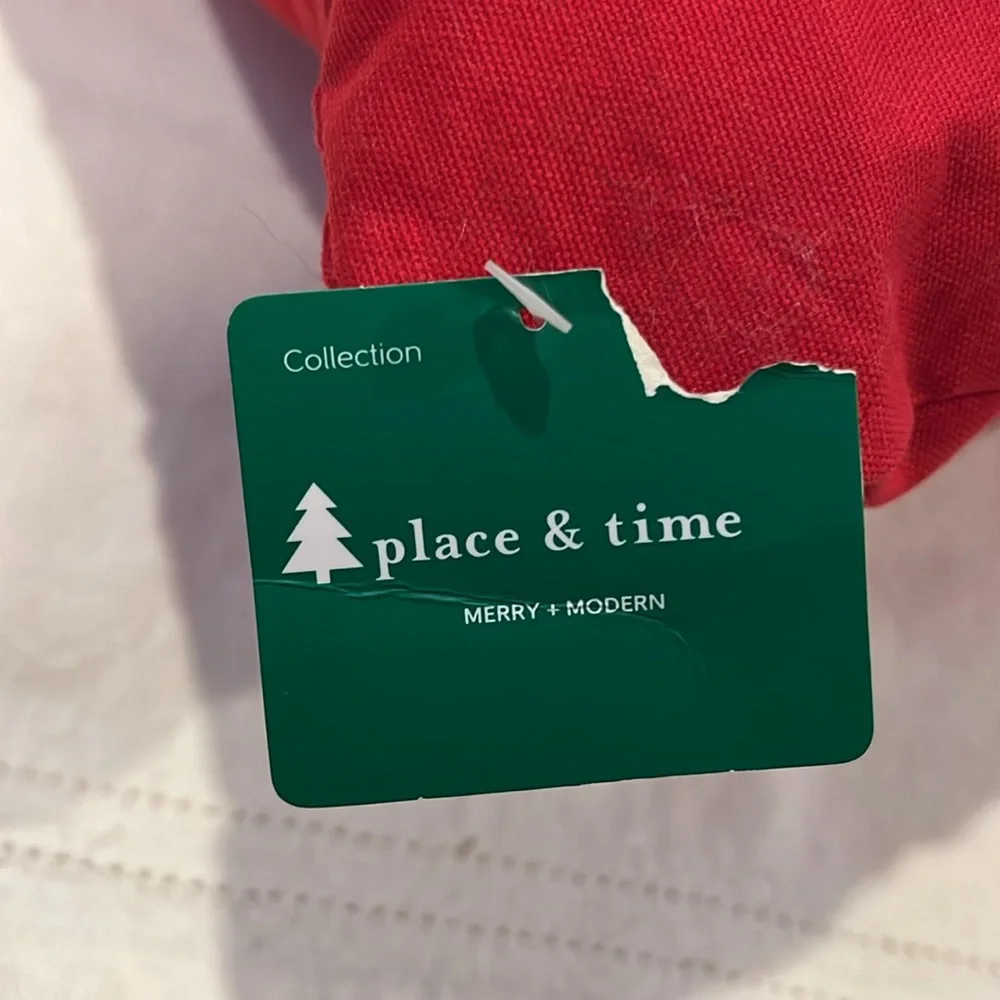 Place & Time Christmas Pillow